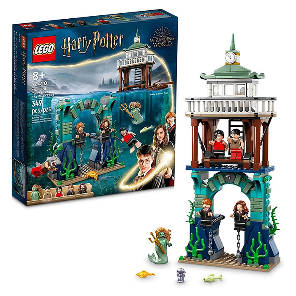 LEGO Harry Potter Triwizard Tournament: The Black Lake, Goblet of Fire Building Toy – 349 PCS