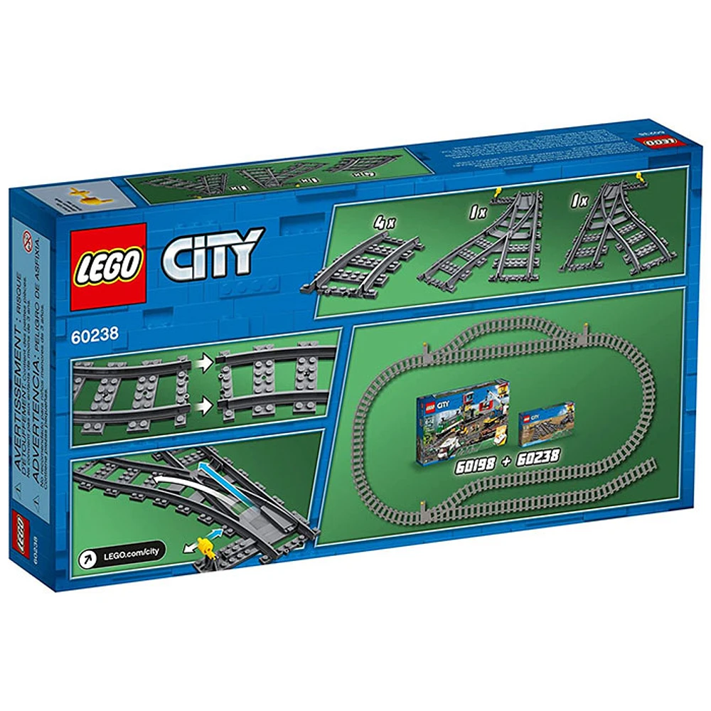 LEGO City Trains Switch Tracks Building Toy Set