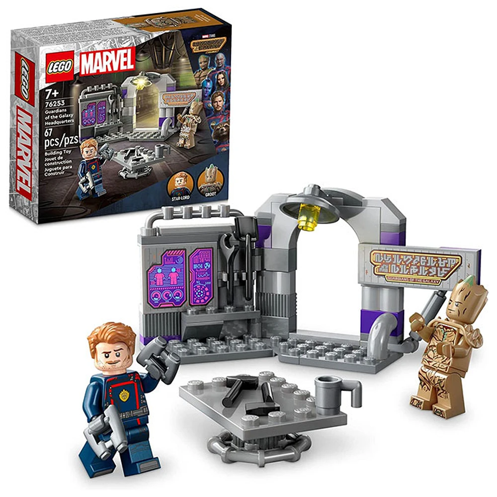 LEGO Marvel Guardians of The Galaxy Headquarters, Super Hero Building Toy Set – 67 PCS