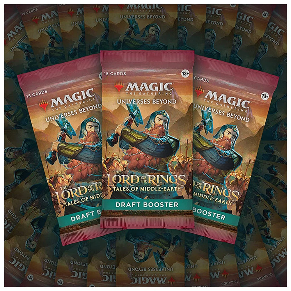 Magic The Gathering TCG: The Lord of The Rings Tales of Middle Earth Draft Booster Pack