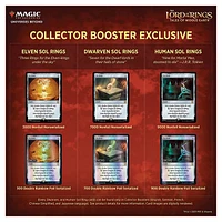 Magic The Gathering TCG: The Lord of The Rings Tales of Middle Earth Collector Booster Pack