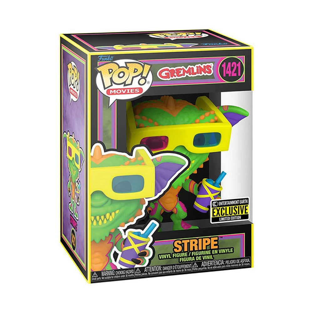 Funko Pop! Gremlins Stripe Black Light  Entertainment Earth Exclusive