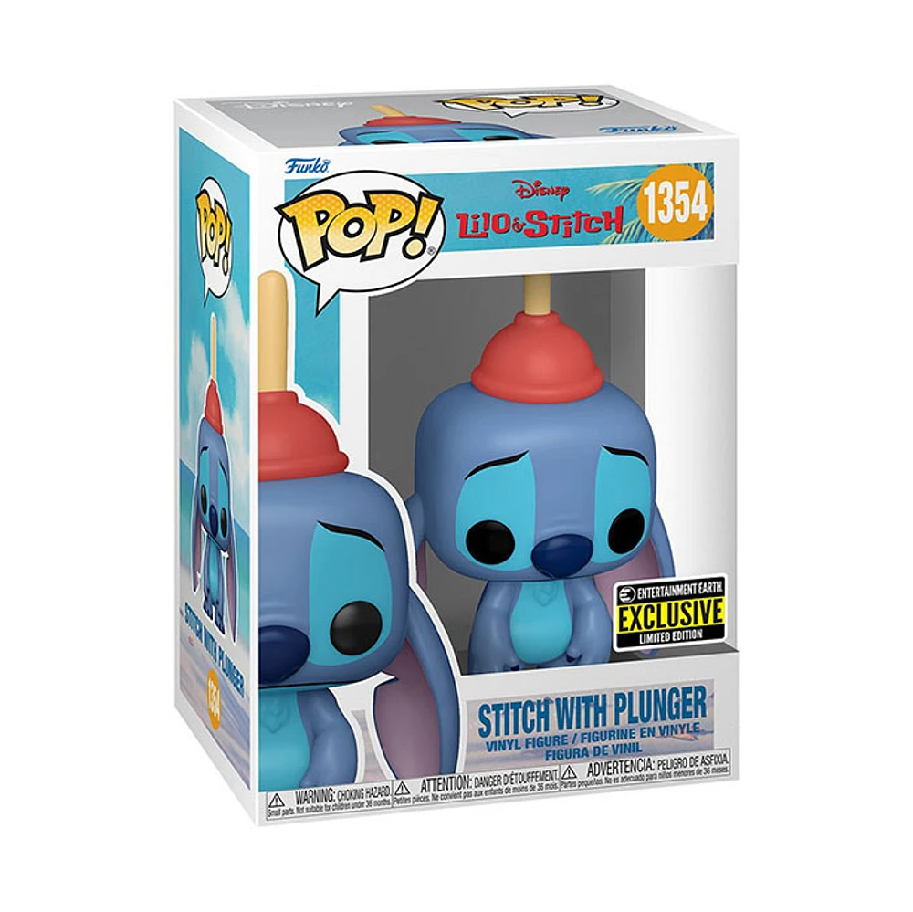 Funko Pop! Lilo & Stitch Stitch with Plunger