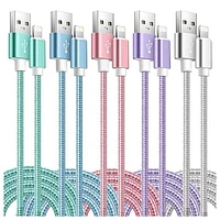 Cable Charge USB to Lightning Neon 10ft Assorted (Random Pick)