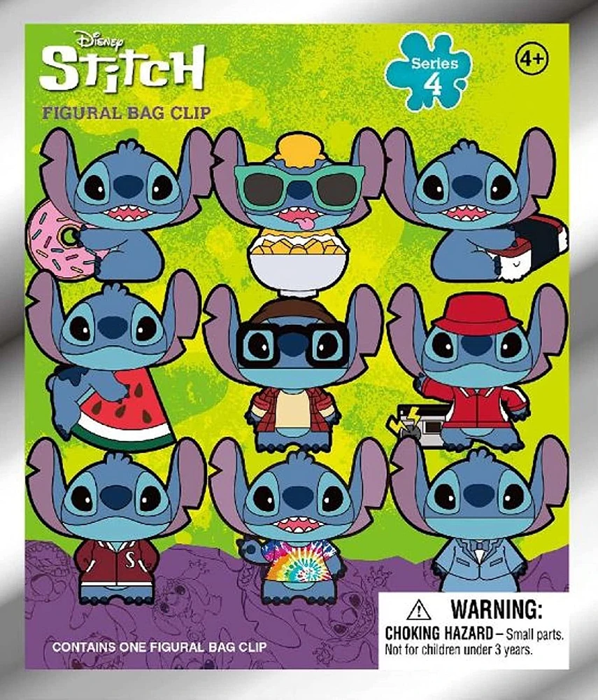 Lilo And Stitch Mystery Pack 3D Foam Bag Clip Blind Bag