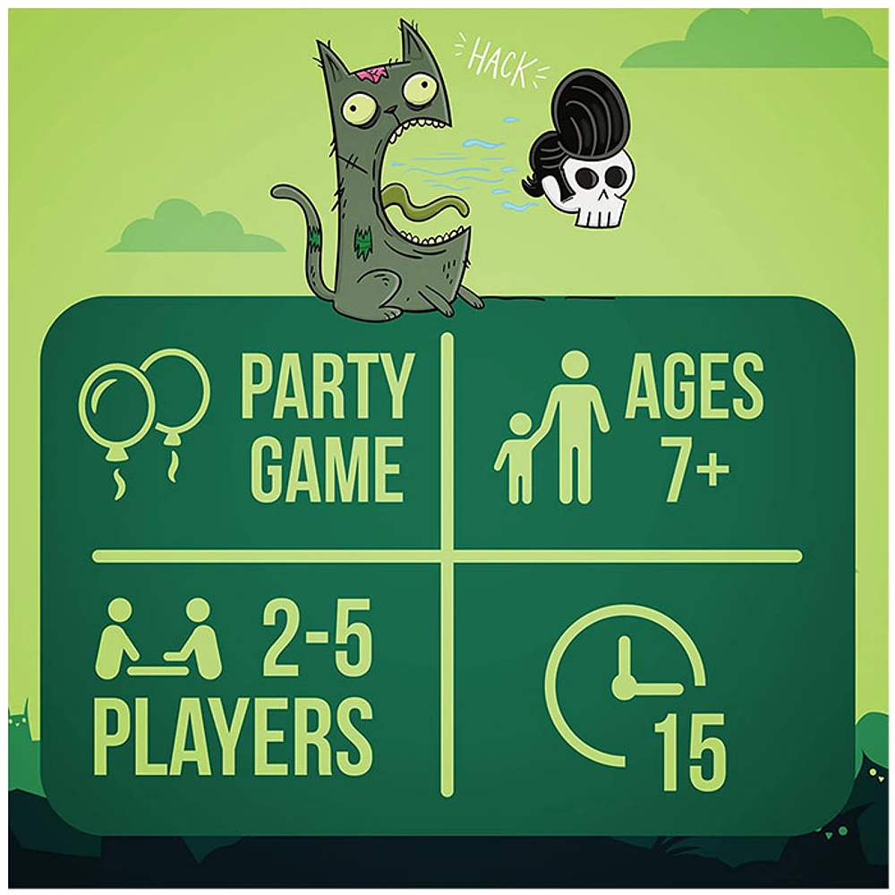 Zombie Kittens by Exploding Kittens – Card Games