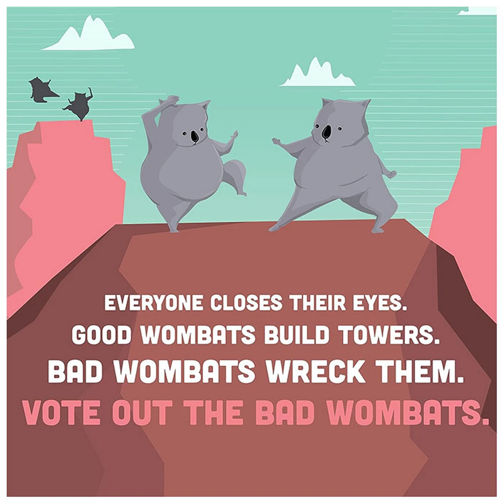 Exploding Kittens Hand to Hand Wombat Card Game