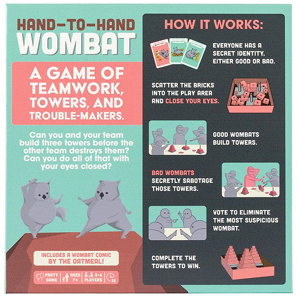 Exploding Kittens Hand to Hand Wombat Card Game