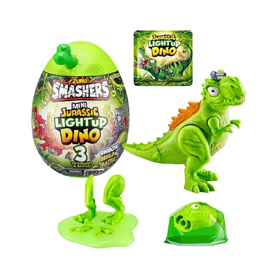 Zuru Smashers Mini Jurassic Light Up Dino Surprise Egg