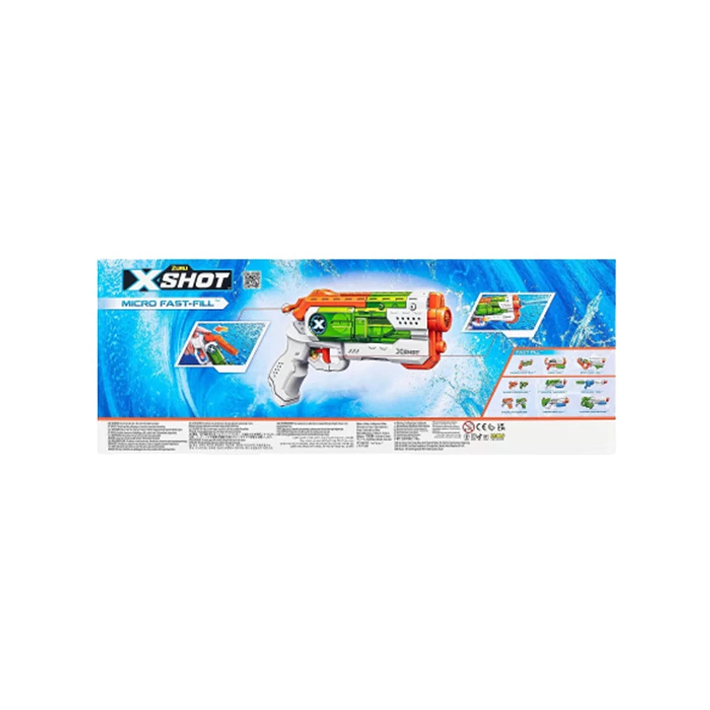 Zuru X-Shot Fast-Fill Pump Action Water Blasting Toy 2pk