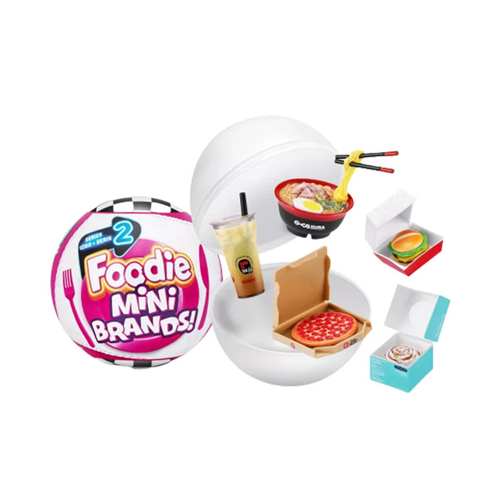 Mind Games Zuru Foodie Mini Brands 5 Surprise Eggs Series 2