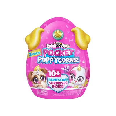 Zuru Rainbocorns Pocket Puppycorn 3 Pack Surprises