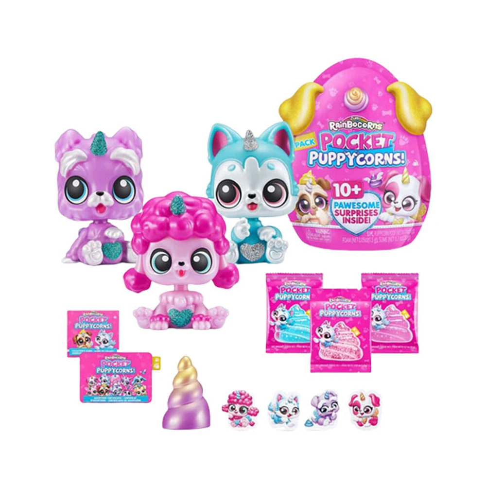 Zuru Rainbocorns Pocket Puppycorn 3 Pack Surprises