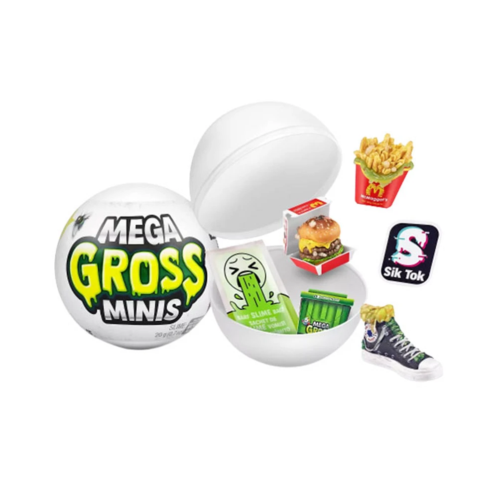 Mind Games Zuru Mega Gross Minis 5 Surprise Slime Capsules