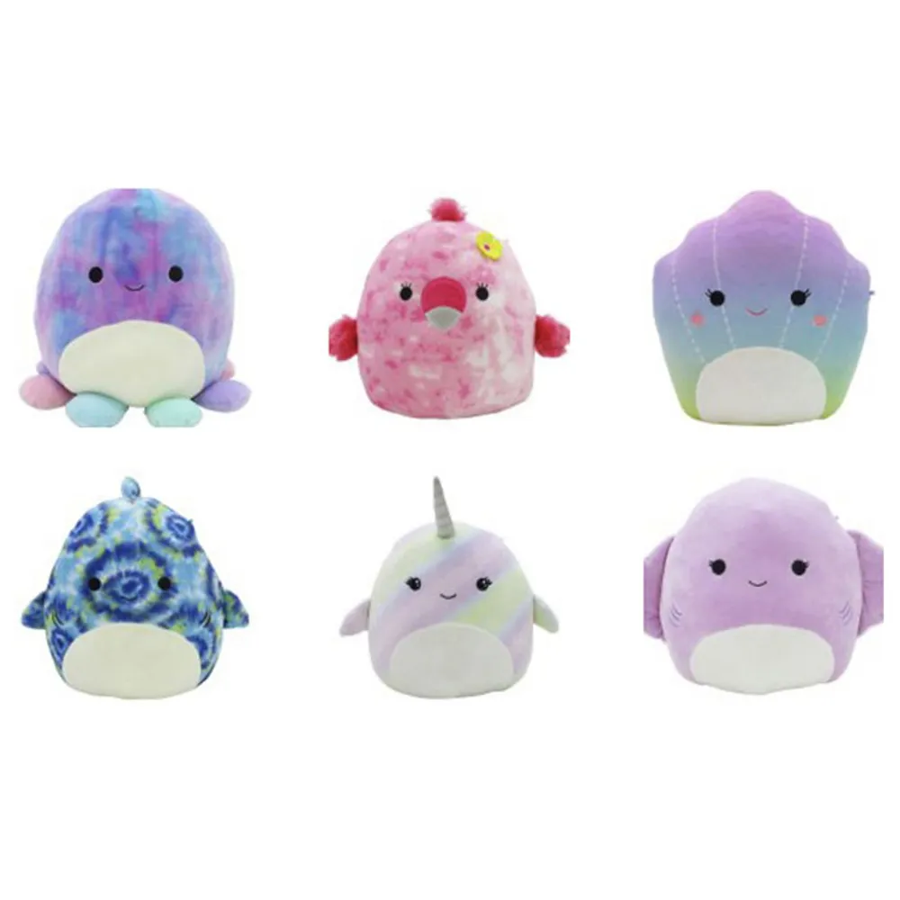 Squishmallows Kellytoy Plush Sealife Squad Cookie the Pink Flamingo 8 