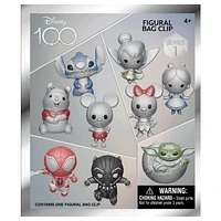 Disney 100th Anniversary Blind 3D Foam Bag Clip Series 1