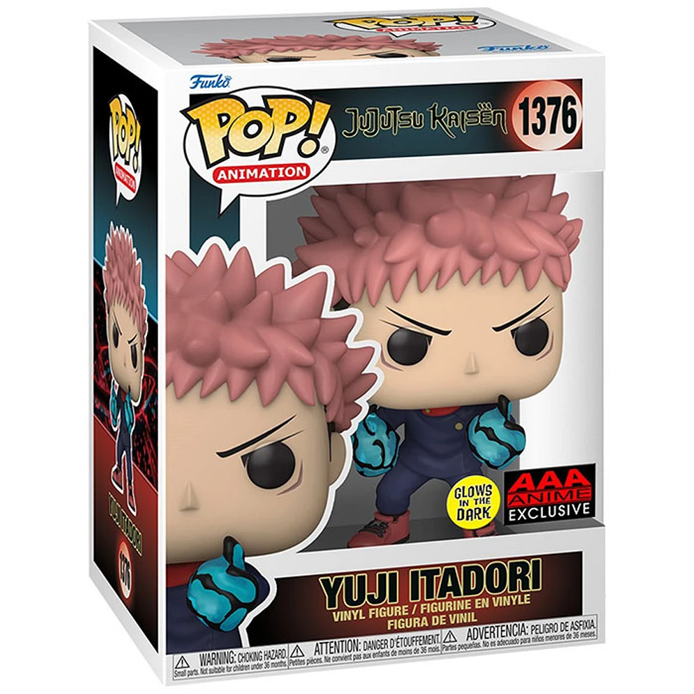 Funko Pop! Jujutsu Kaisen Yuji Itadori Divergent Fist Glow-in-the Dark