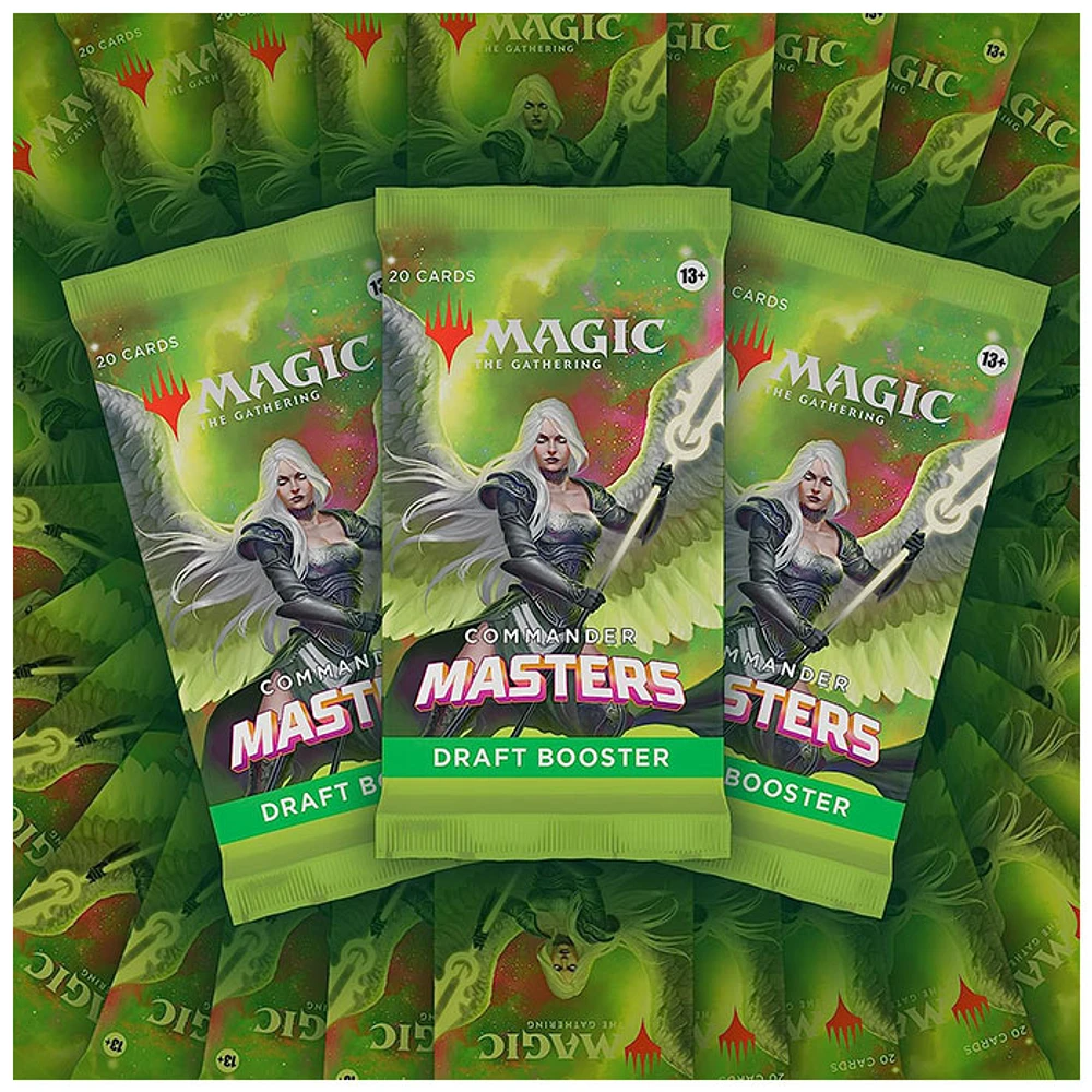 Magic The Gathering TCG Commander Masters Draft Booster Box