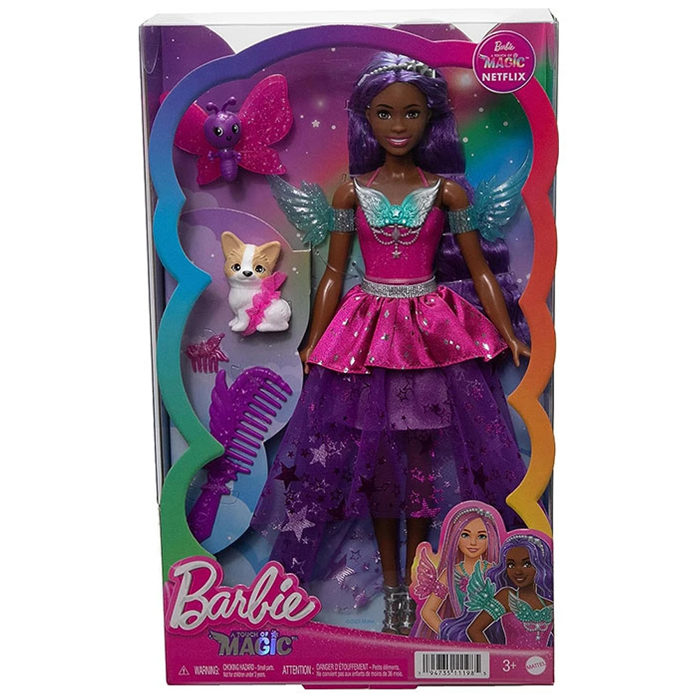 Barbie  InchBrooklyn Inch Doll with Two Fairytale Pets from Barbie A Touch of Magic