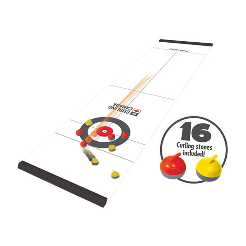 Ambassador Curling Canada Tabletop Roll-Up Curling Set