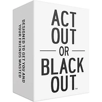 Act Out Or Black Out Card Game