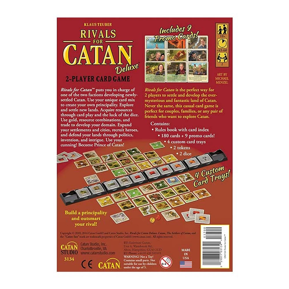 Rivals for Catan Deluxe Edition 2-Player Card Game