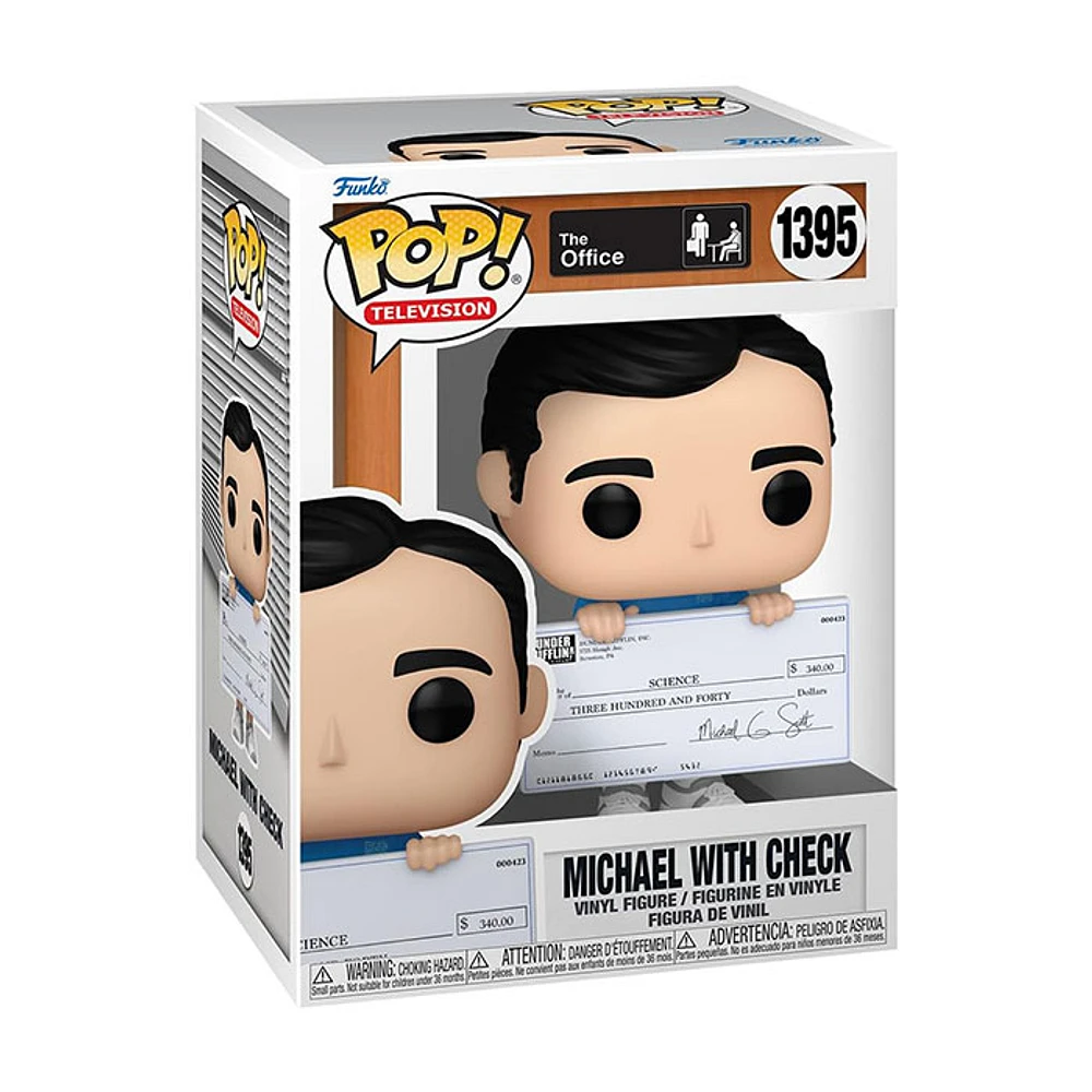 Funko Pop! Television Michael with Check The Office