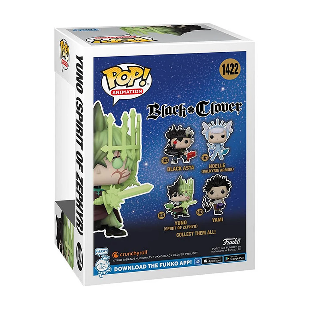 Funko Pop! Animation Yuno Spirit of Zephyr Black Clover