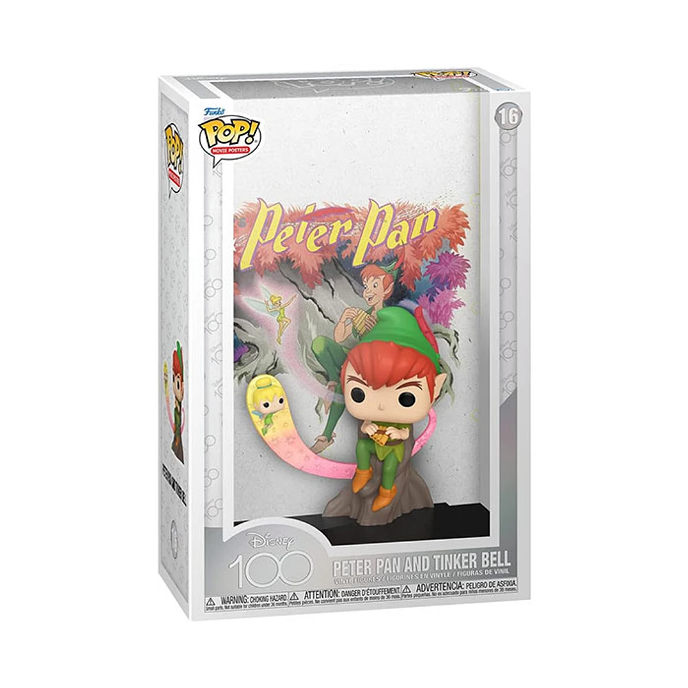 Funko Pop! Movie Poster Peter Pan and Tinker Bell Disney 100thth Anniversary