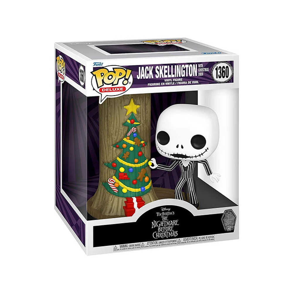 Funko Pop! Deluxe Jack Skellington with Christmas Door The Nightmare Before Christmas 30th