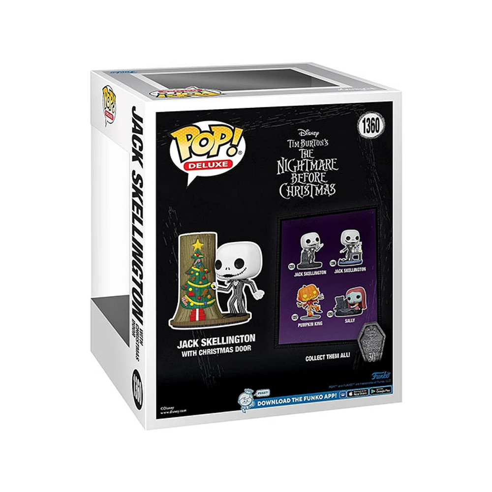 Funko Pop! Deluxe Jack Skellington with Christmas Door The Nightmare Before Christmas 30th