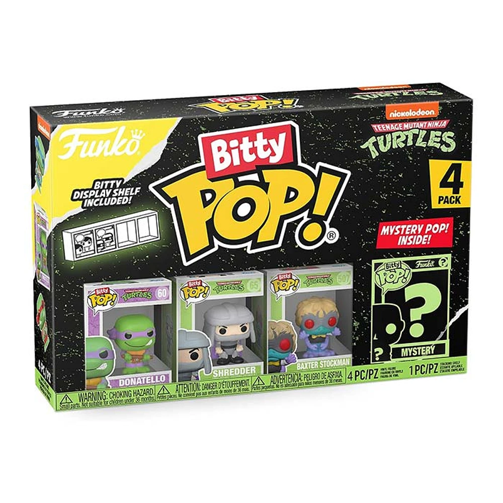 Funko Bitty Pop!! Teenage Mutant Ninja Turtles Donatello Mini Collectibles Styles May Vary