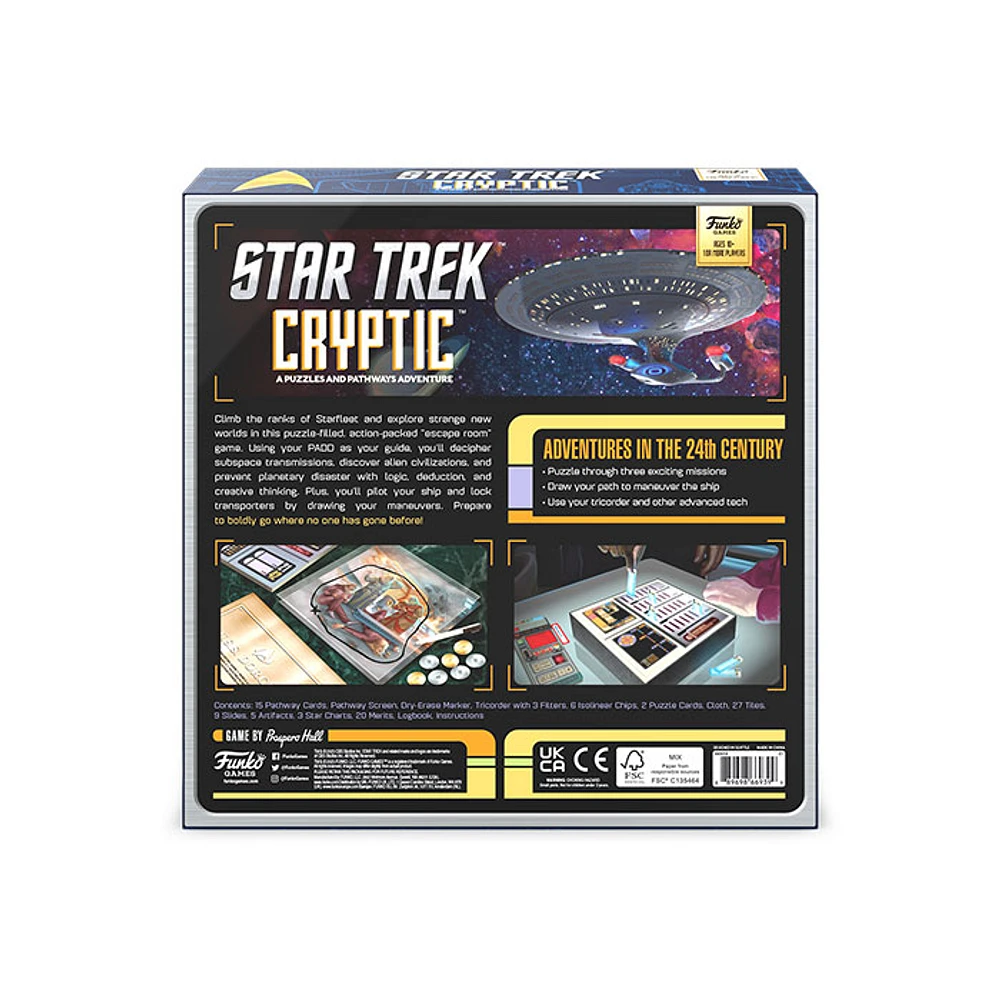 Funko Star Trek Cryptic a Puzzles and Pathways Adventure
