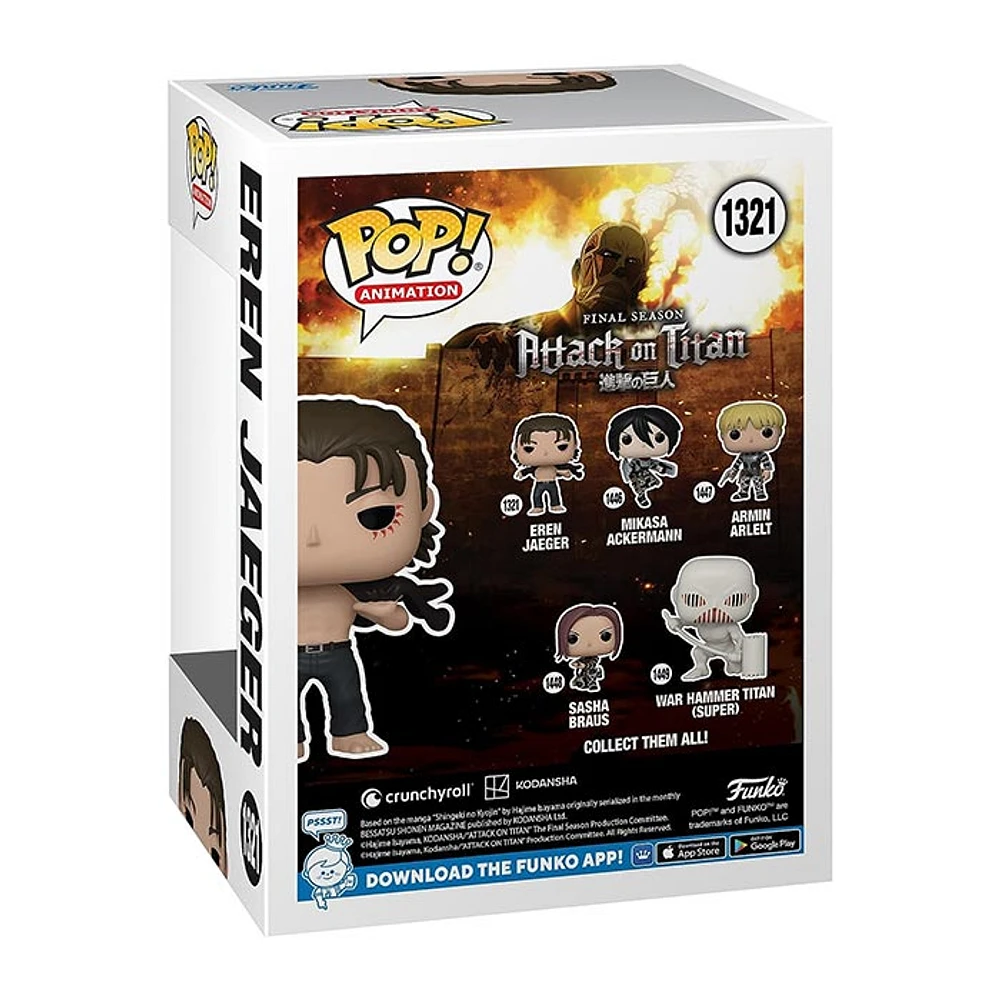 Funko Pop! Animation Eren Jaeger Attack on Titan Final Season