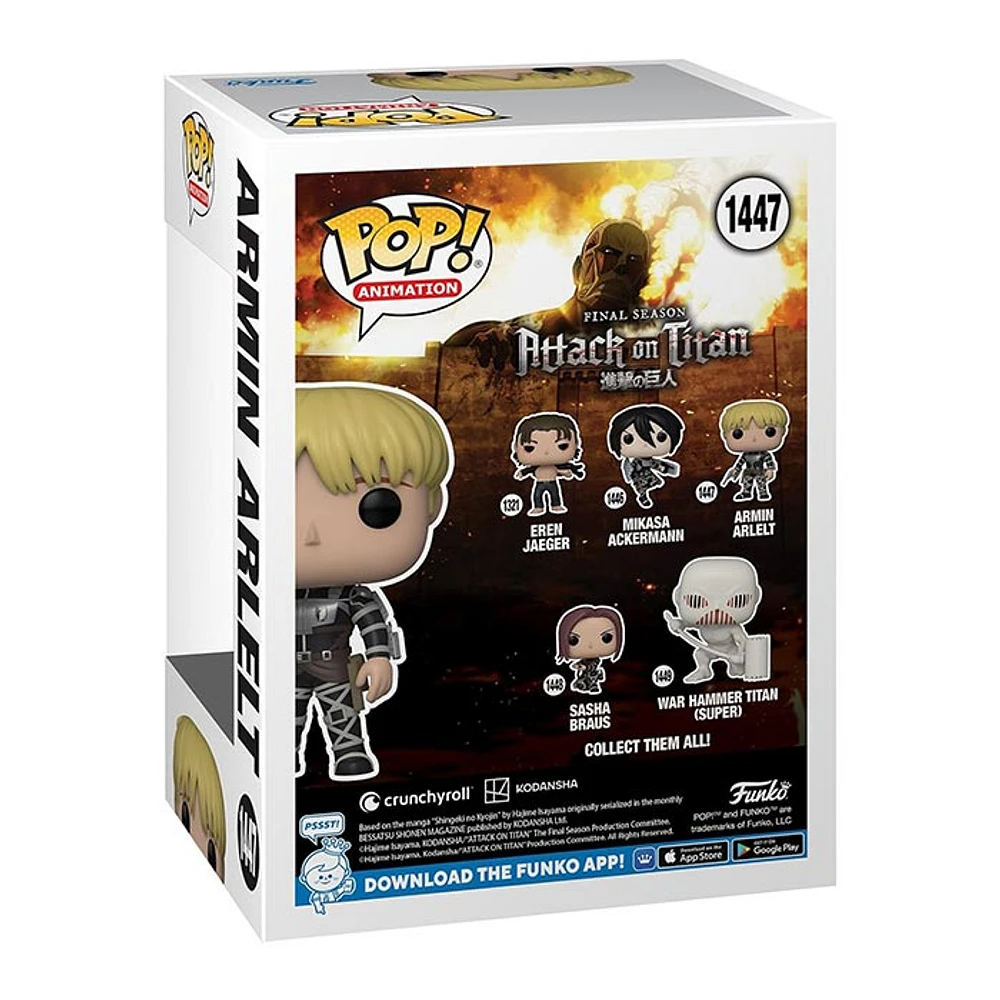 Funko Pop! Animation Armin Arlelt Attack on Titan Final Season