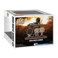 Funko Pop! Moment Eren Meets Reiner Attack on Titan Final Season