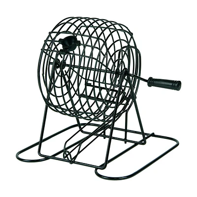 Bingo Set Black Metal Cage 7″