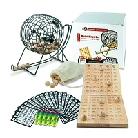 Bingo Set Grey Classic Metal Cage 10″