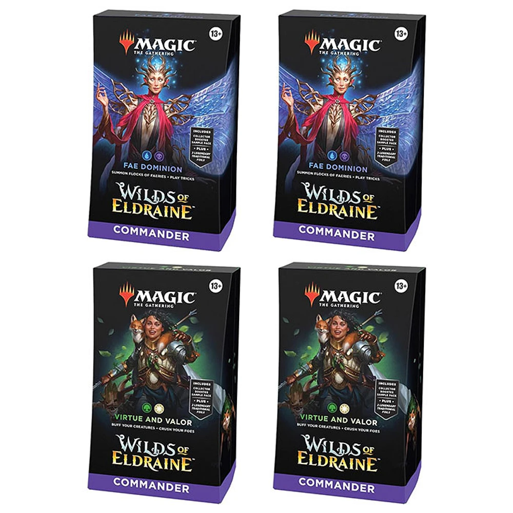 Magic The Gathering TCG: Wilds of Eldraine Commander Deck pack