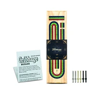 Cribbage Board 3 Track Wood