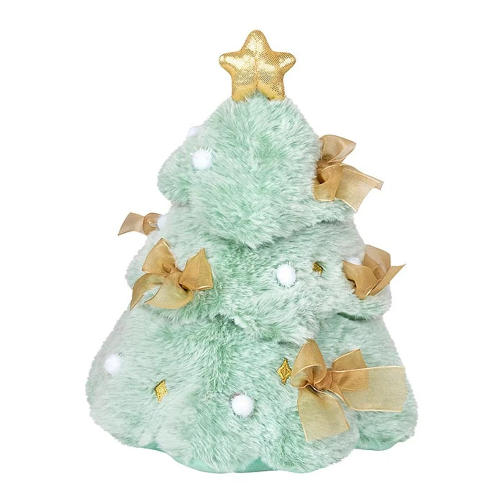 Squishable Mini Flocked Christmas Tree 10 Inches Plush