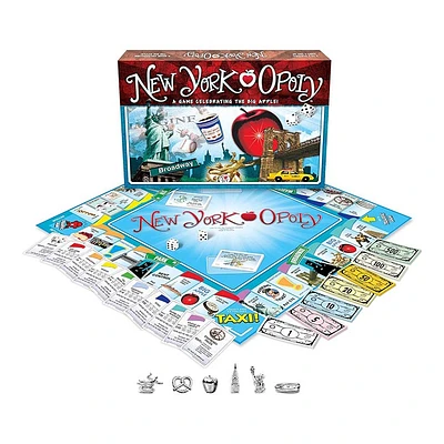 New York-opoly Strategy Board Game by Late for the sky