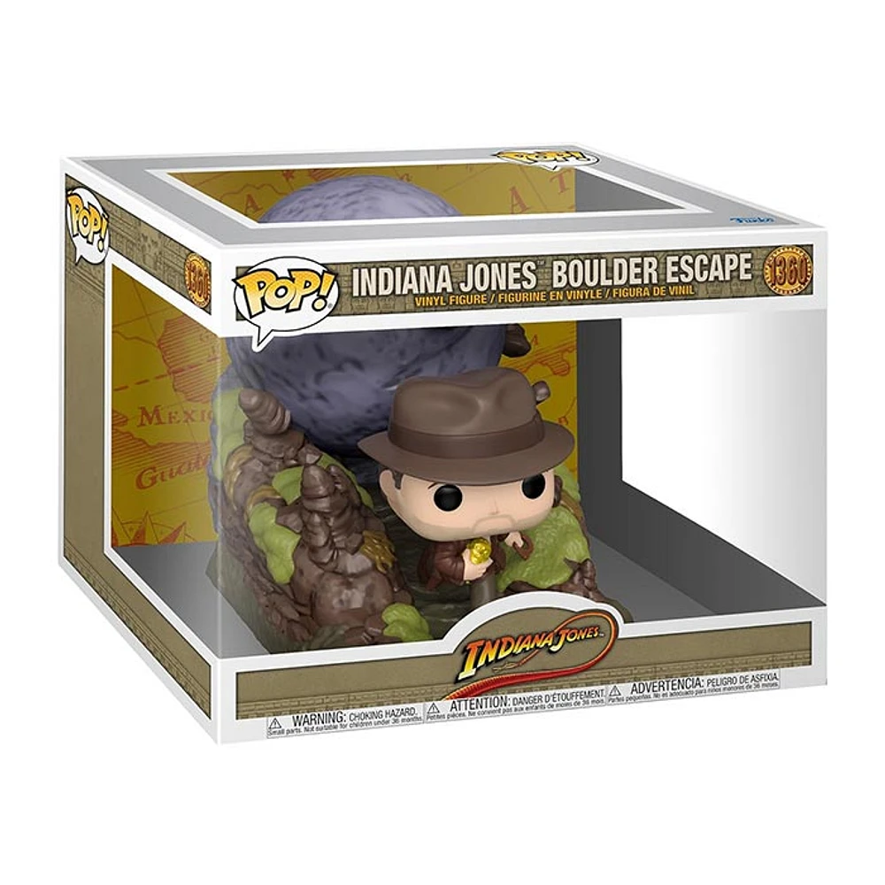 Funko Pop! Movies Indiana Jones Boulder Escape Raiders of The Lost Ark