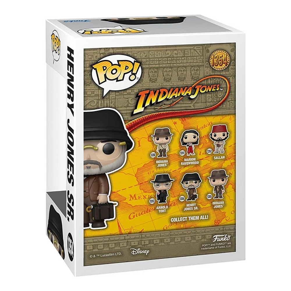 Funko Pop! Movies Indiana Jones Henry Jones Sr. Raiders of The Lost Ark