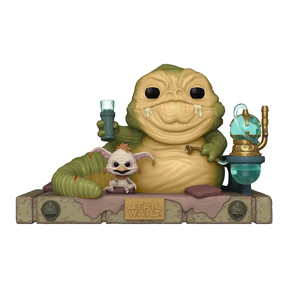 Funko Pop! Movie Moment Star Wars Jabba The Hutt and Salacious B. Crumb