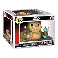 Funko Pop! Movie Moment Star Wars Jabba The Hutt and Salacious B. Crumb