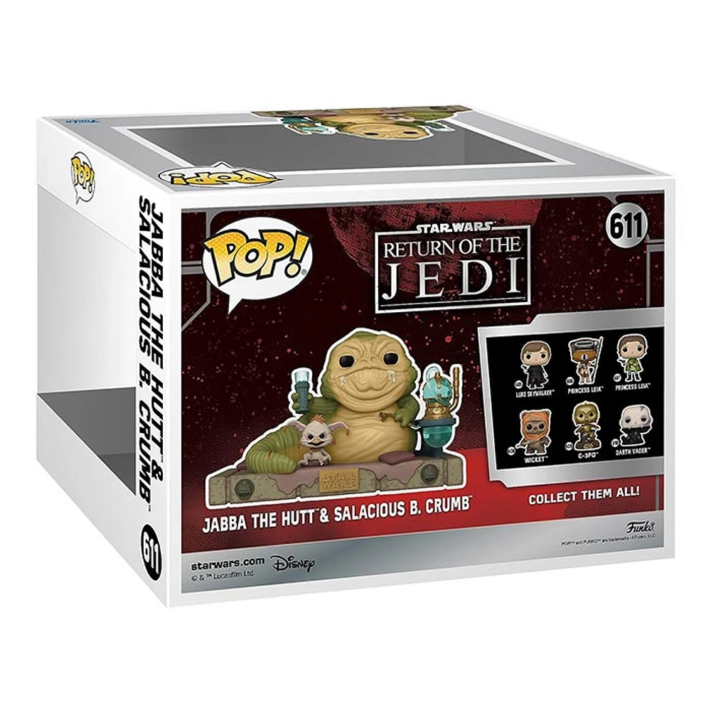 Funko Pop! Movie Moment Star Wars Jabba The Hutt and Salacious B. Crumb