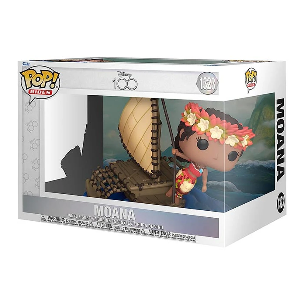 Funko Pop! Ride Super Deluxe Disney 100th Moana on Sailboat