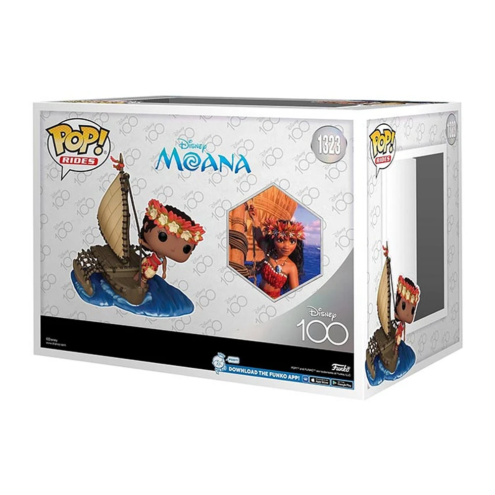 Funko Pop! Ride Super Deluxe Disney 100th Moana on Sailboat