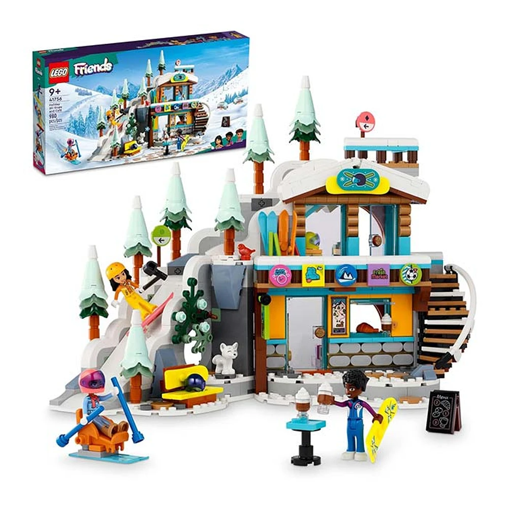 LEGO Friends Holiday Ski Slope and Café 980 Pieces